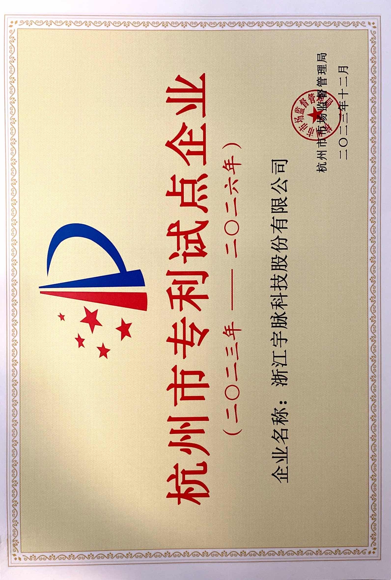 专利试点企业